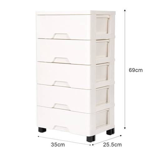 3 4 5 layers drawer plastic storage cabinet organizer stackable rectangular polypropylene storage box with smooth drawers suitable for bedroom bathroom for clothes snacks books