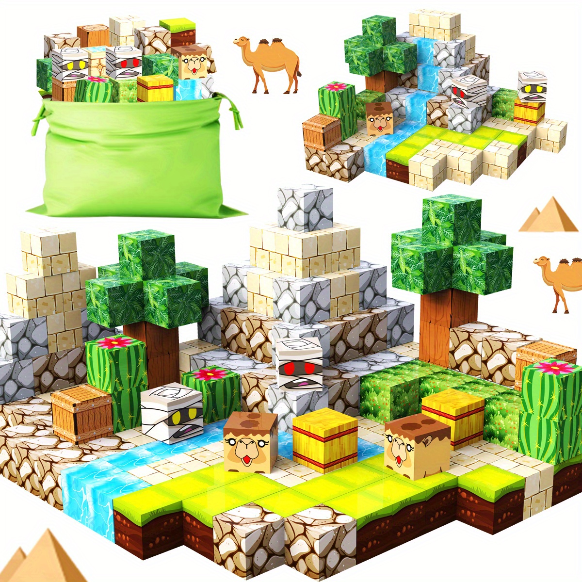 Magnetic Building Blocks Set