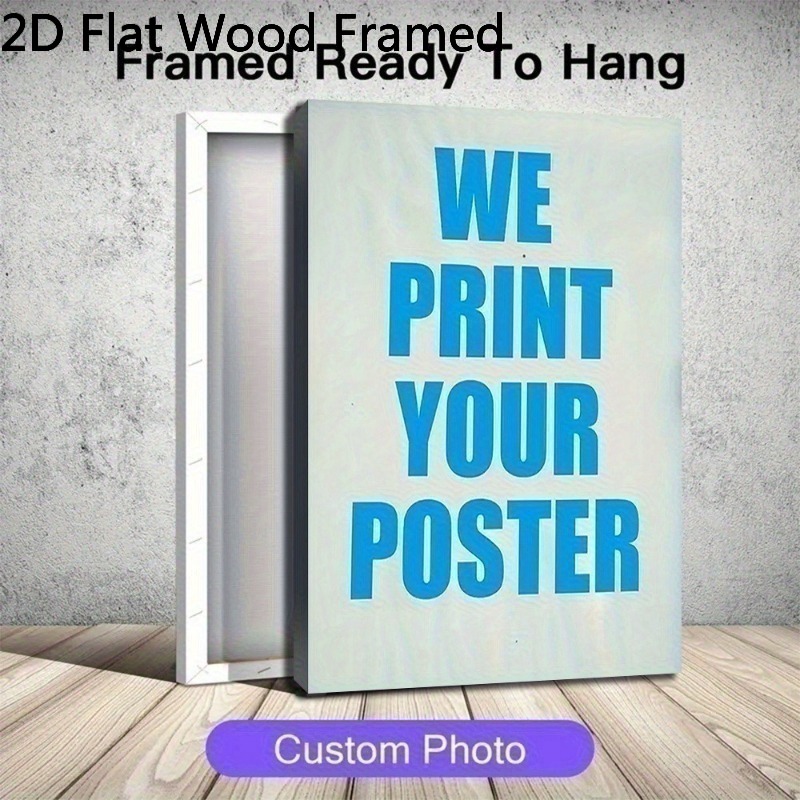 Personalized 2D Flat Custom Poster - Wildflowers Prints Set