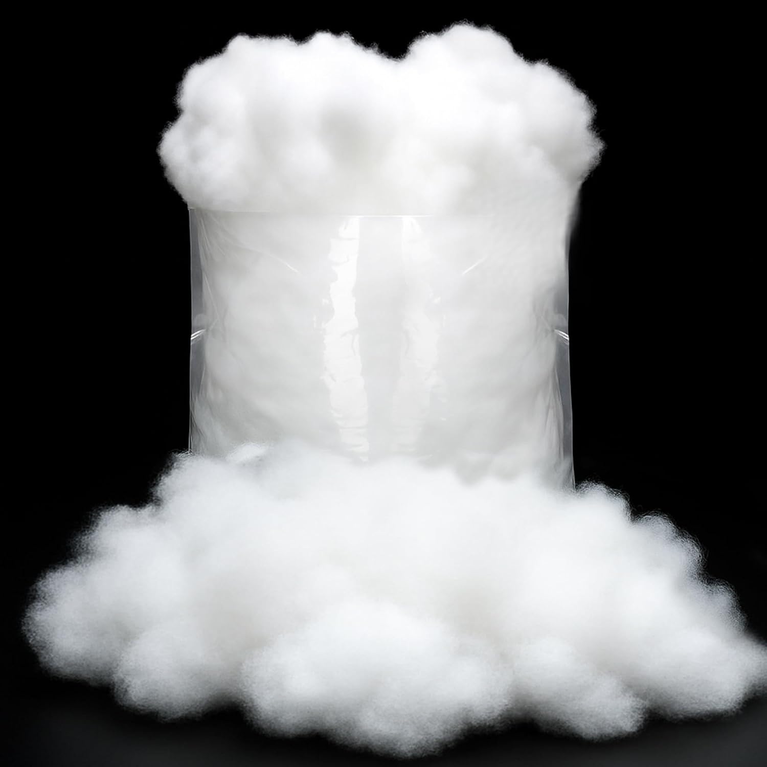 TEMU 1pc Fluffy Fake Snow Christmas Fireplace Decoration Filling