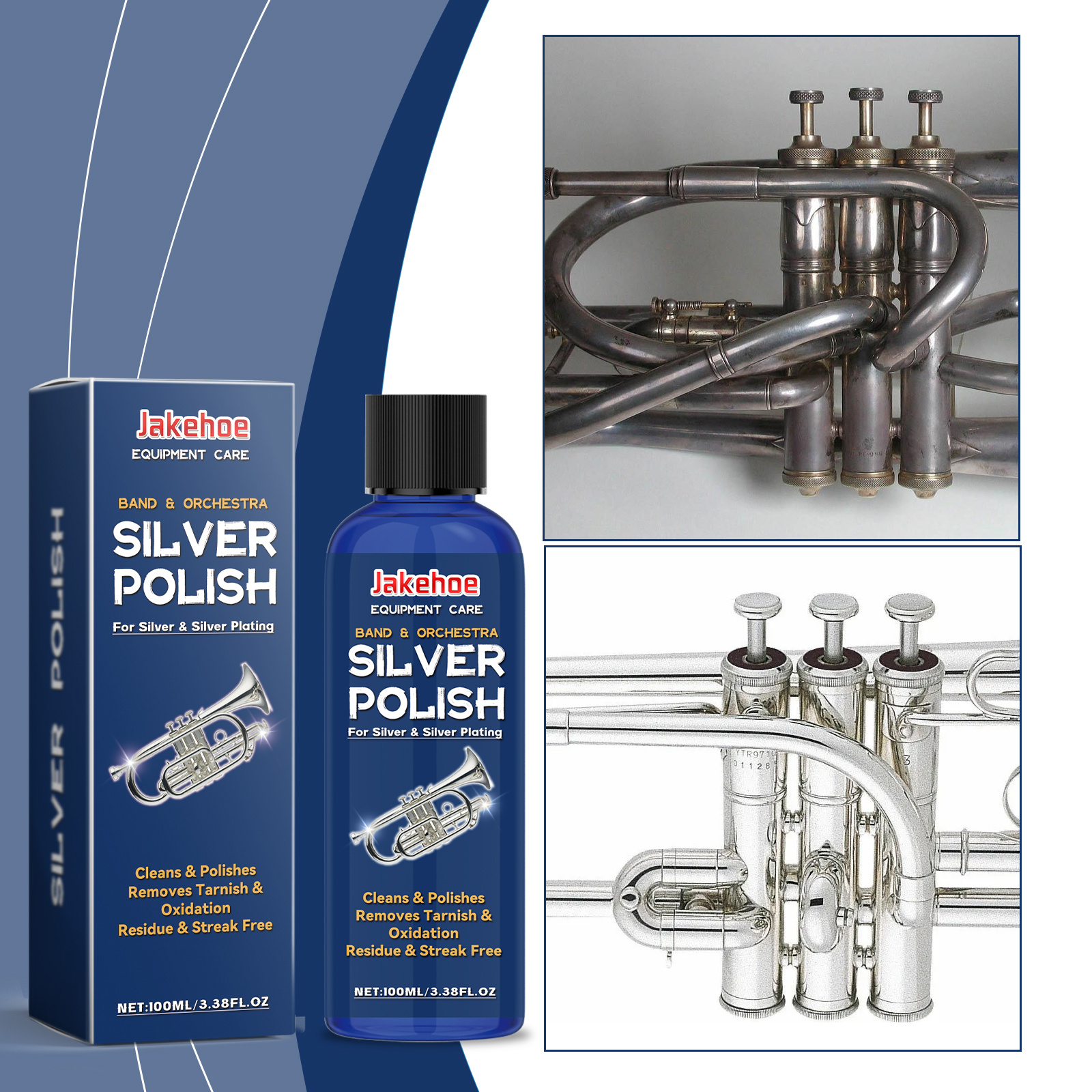 

Silvery Polish Cleaner For Daily Maintenance And Restoration Of Silvery Jewelry And Items.