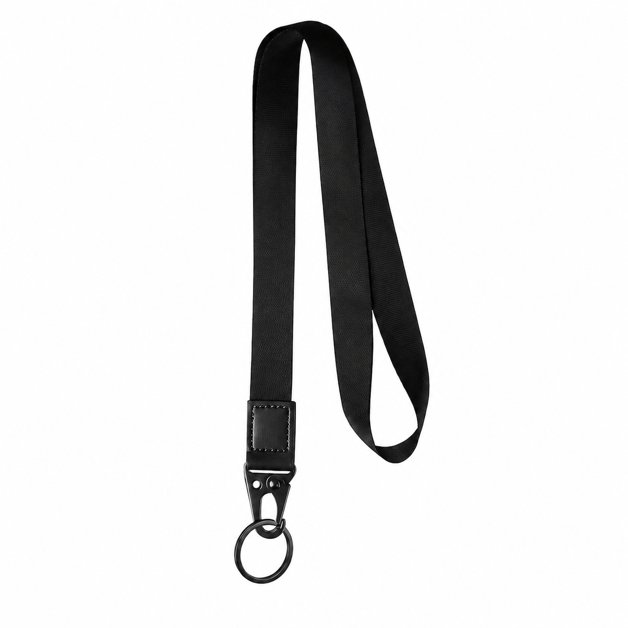 TEMU 2d 1pc Wide Id Badge Lanyard Keychain Strap With Detachable Metal Swivel Hook And Key Ring, Soft, Wear-resistant, Sturdy, And Durable. Suitable