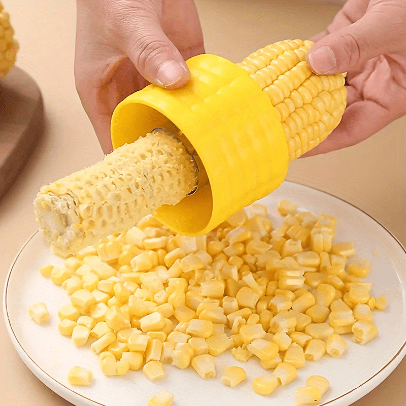 TEMU 1pc Manual Corn , Multifunctional Vegetable Peelers, Efficient Corn Cob Removers, And Vegetable Peelers, Corn Cob Removers, Reusable Corn ,