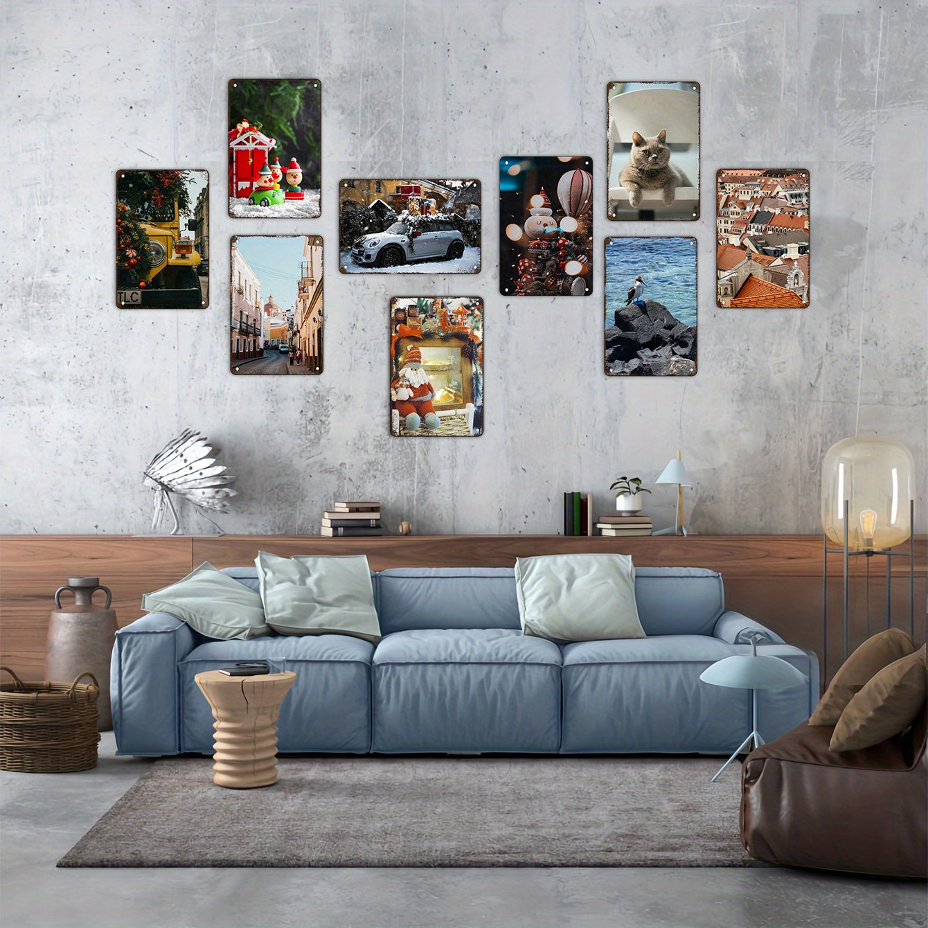 colorful flip flop pool sign 8x12 inch retro Temu Canada