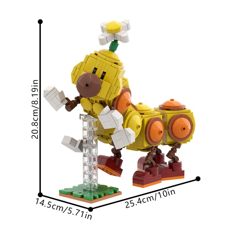 470pcs Cute Creature Display Model DIY Block Set, Fun Collectible Ornament