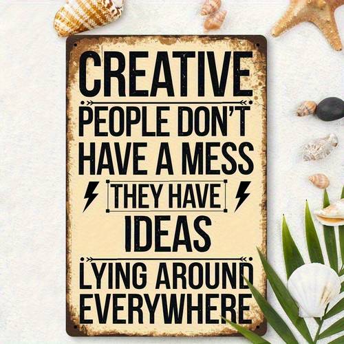 2d flat 2d panel 1pc vintage inspirational wall sign dont mess only come ideas country style home and office decoration art creative gift for artists and writers 2d flat