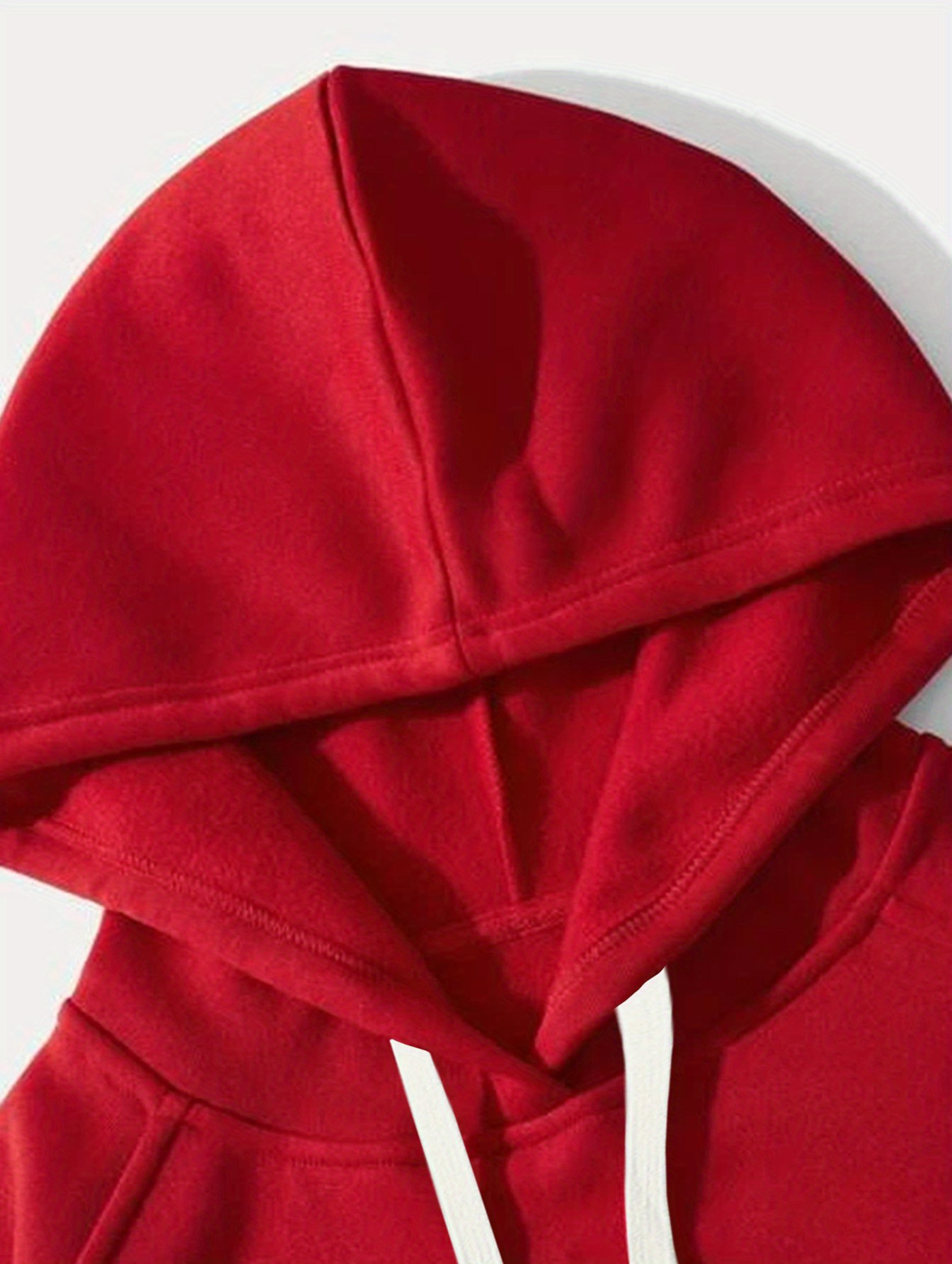   hoodie dual sided print red cartoon graphic pullover for men high quality comfortable casual wear   outdoor hooded sweatshirt with applique detail casual wear hoodie hooded sweatshirt applique detail hoodie