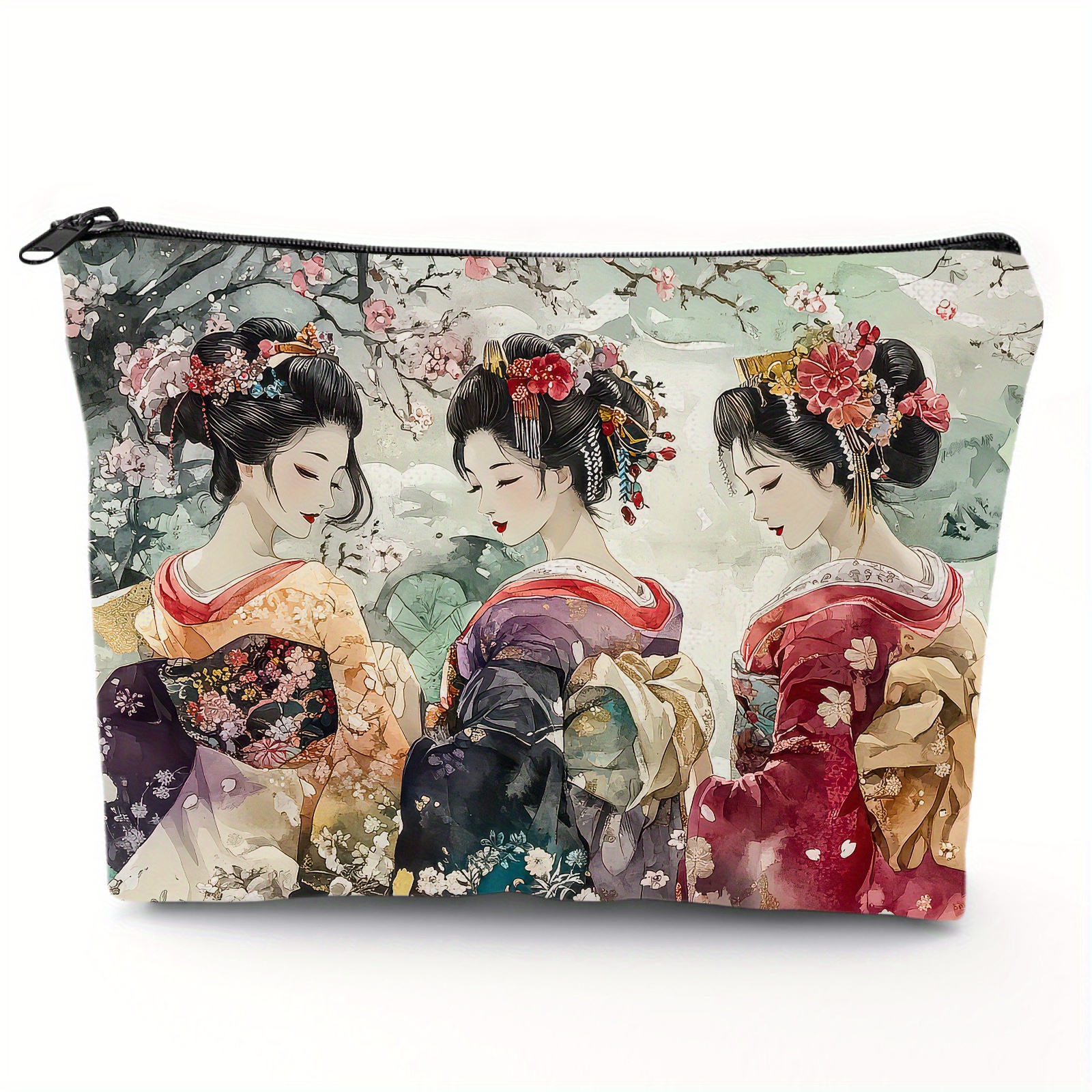 

1pc Japanese Women Bag Cosmetic Organizer Bag, Purse, , - Zippered