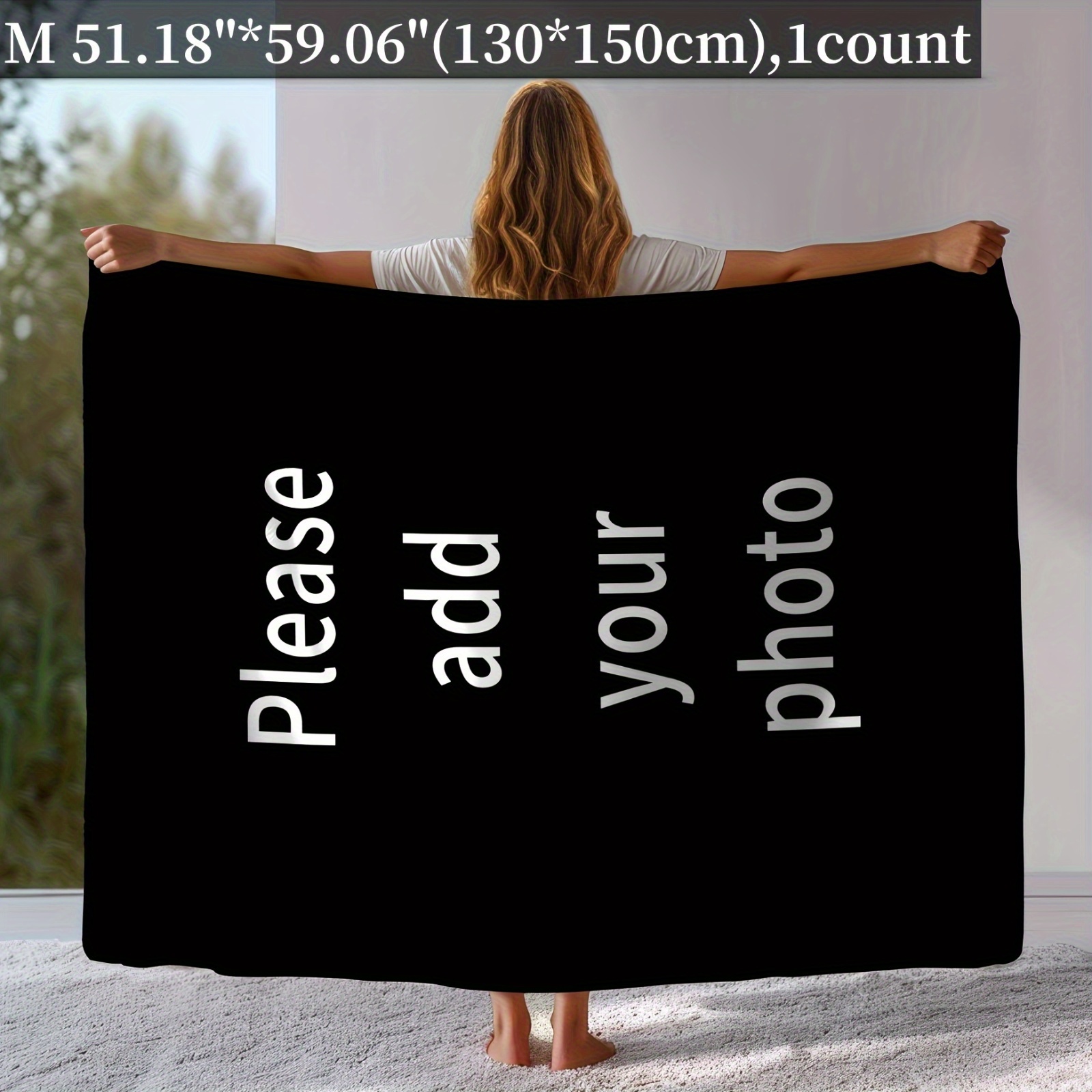 Custom Photo Flannel Blanket - Soft and Warm Personalized Gift
