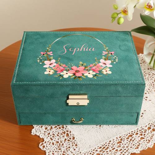 de joyería, organizador de joyas, de recuerdos, estuche de terciopelo, almacenamiento multinivel, ideal para regalo de , regalo del día de la , regalo de aniversario, regalo de navidad, organizador de tocador, almacenamiento para tocador, s de joyería