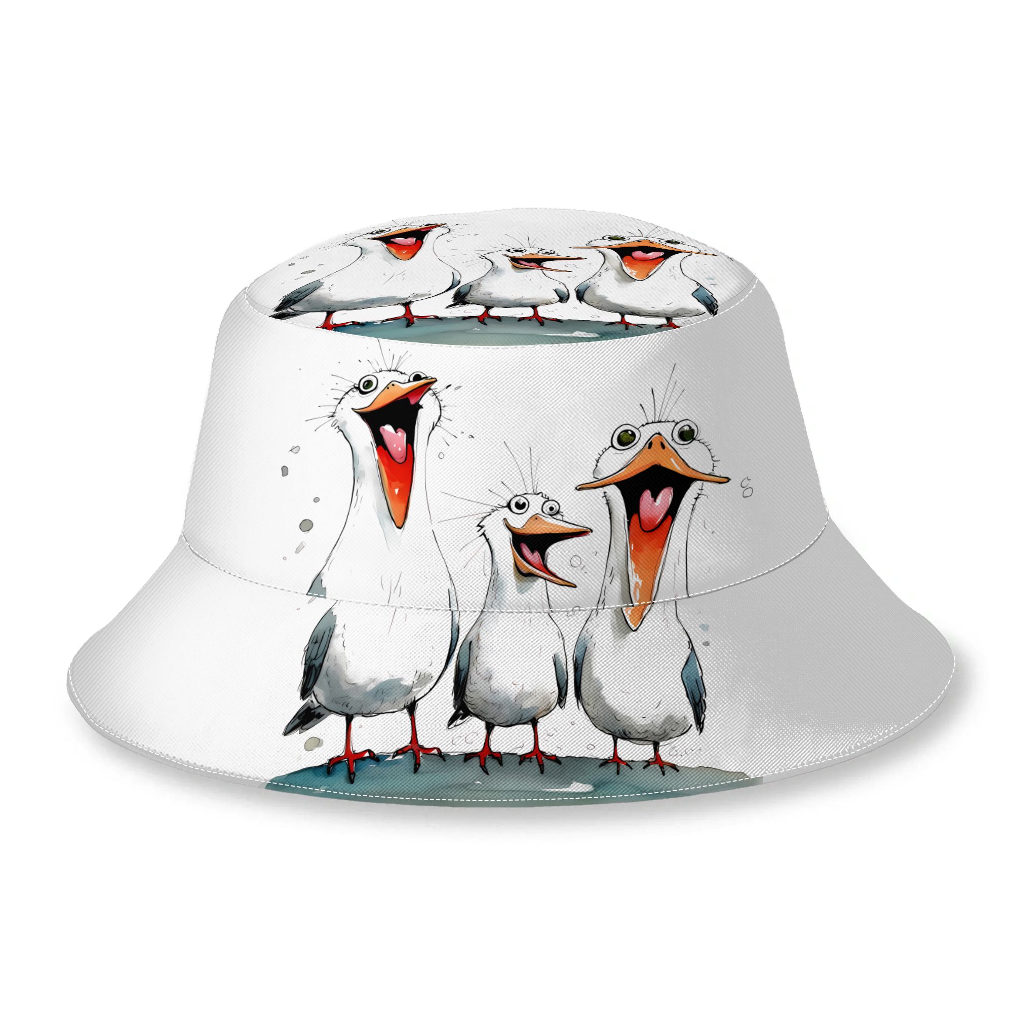 TEMU 3 Happy Laughing Fisherman Hat Bucket Hat Comfortable Fashion
