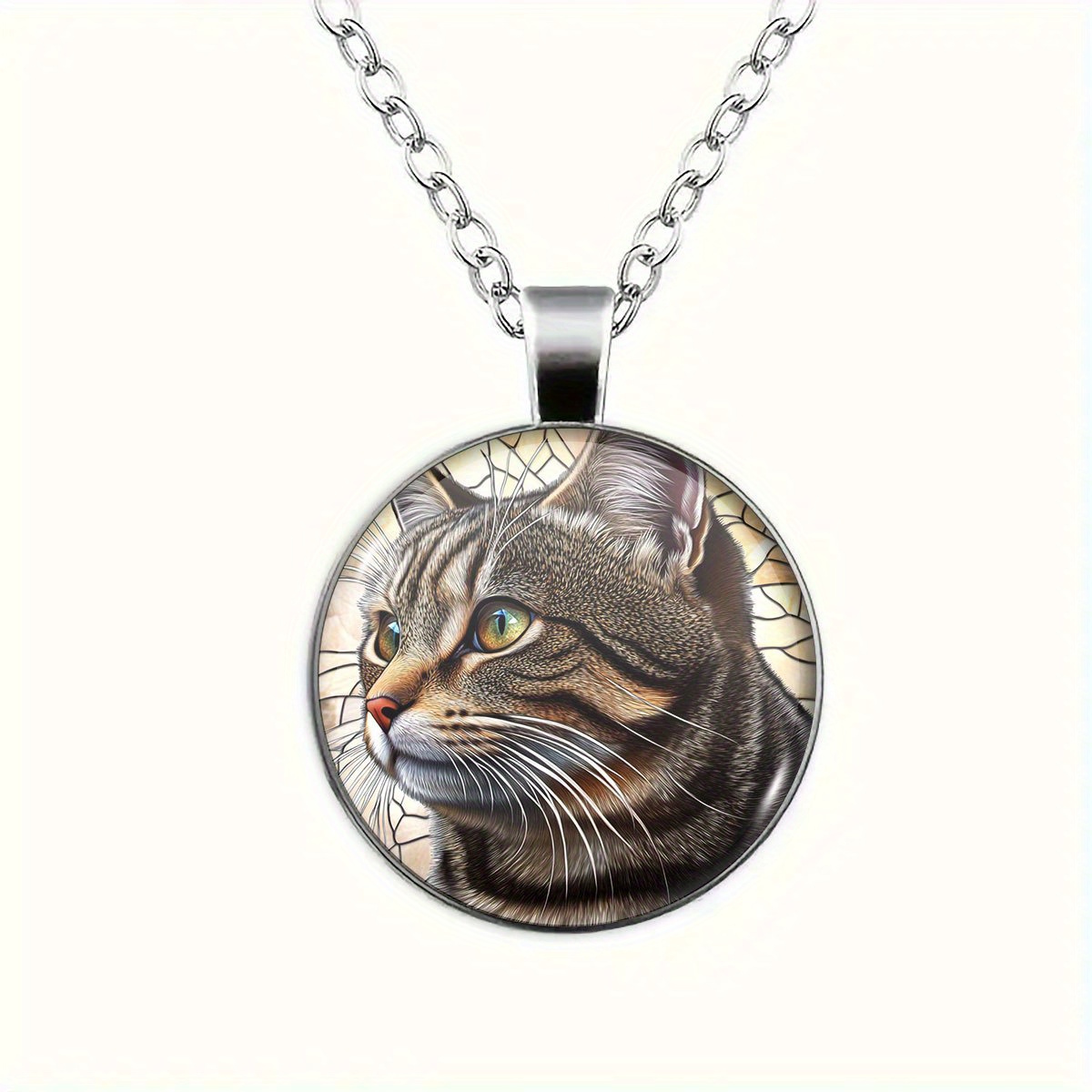 Gents Cat Pendant 925 Silver Hypoallergenic Cute Cat Animal