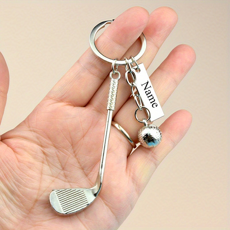 item picture personalized golf keychain custom christmas gift for dad custom   gift