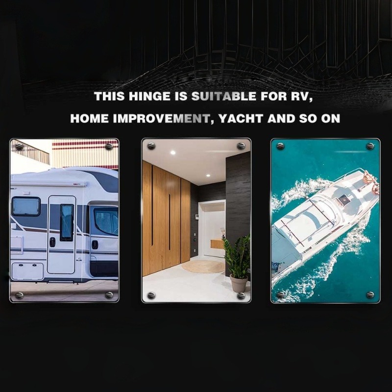 Marine-Grade Stainless Steel Hinges for Boat Hatches