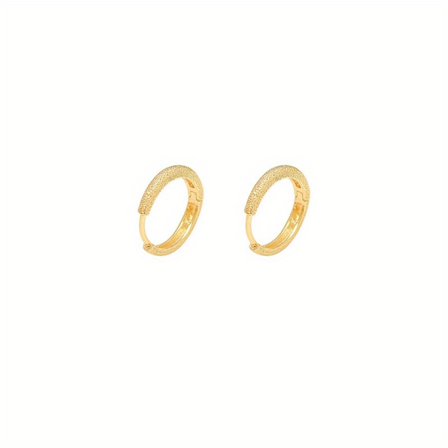 Silvery Hoop Earrings for Galaxy Sparkling Hoop Earrings