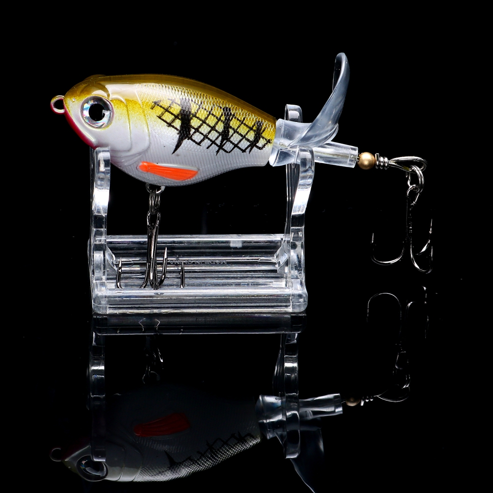 Lures Top Water Crankbait Floating Fishing Lure Rotating Tail Artificial Hard Bait Swimbaits For Catfish Trout Salmon