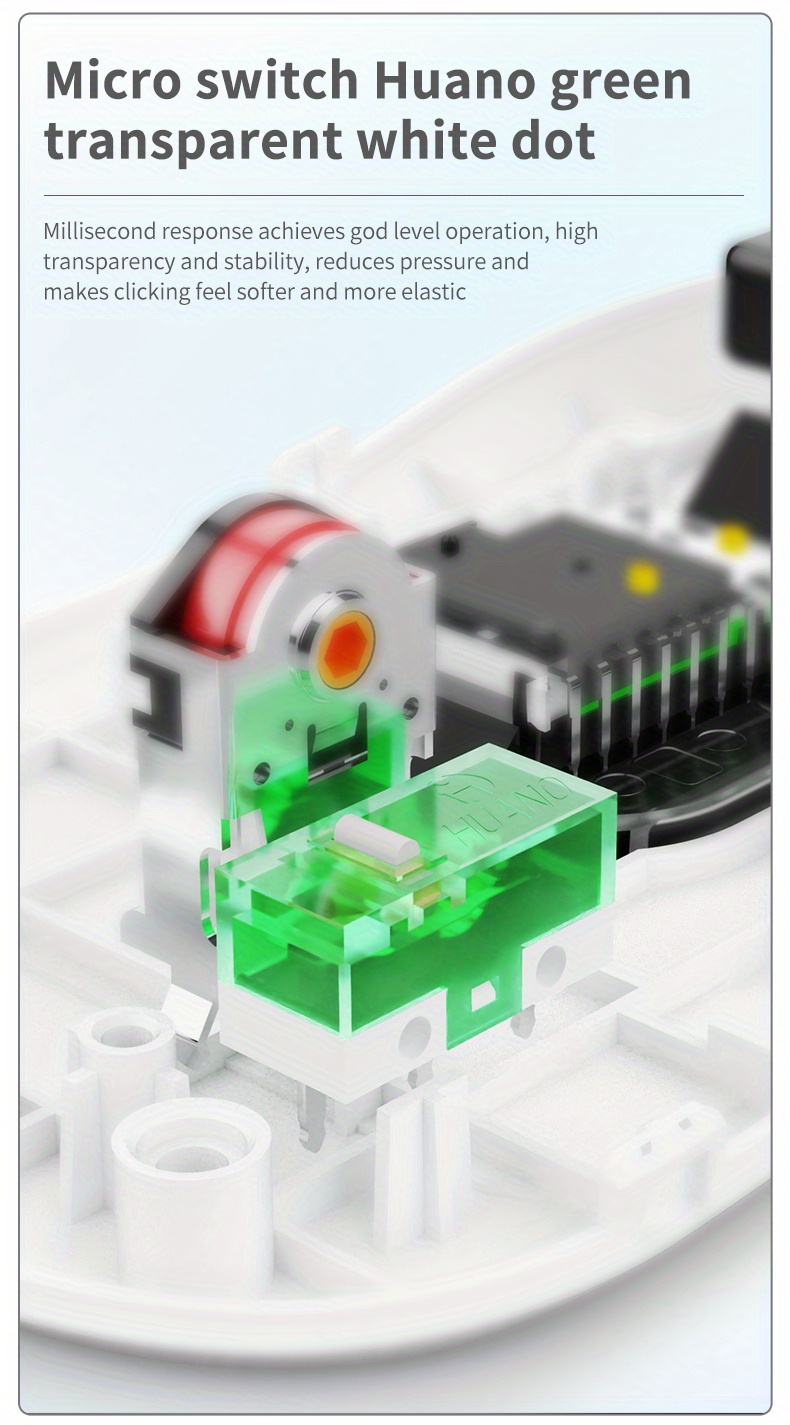 aj139v2 mc wireless 1000hz mouse suitable for gaming and   supports 2 4g wired lightweight weighs about 66  comfortable in hand mouse charging dock official standard Product details 6