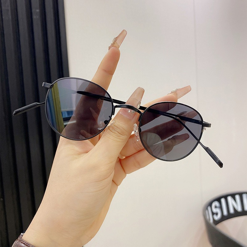 stylish anti reflective metal frame fashion glasses women Temu