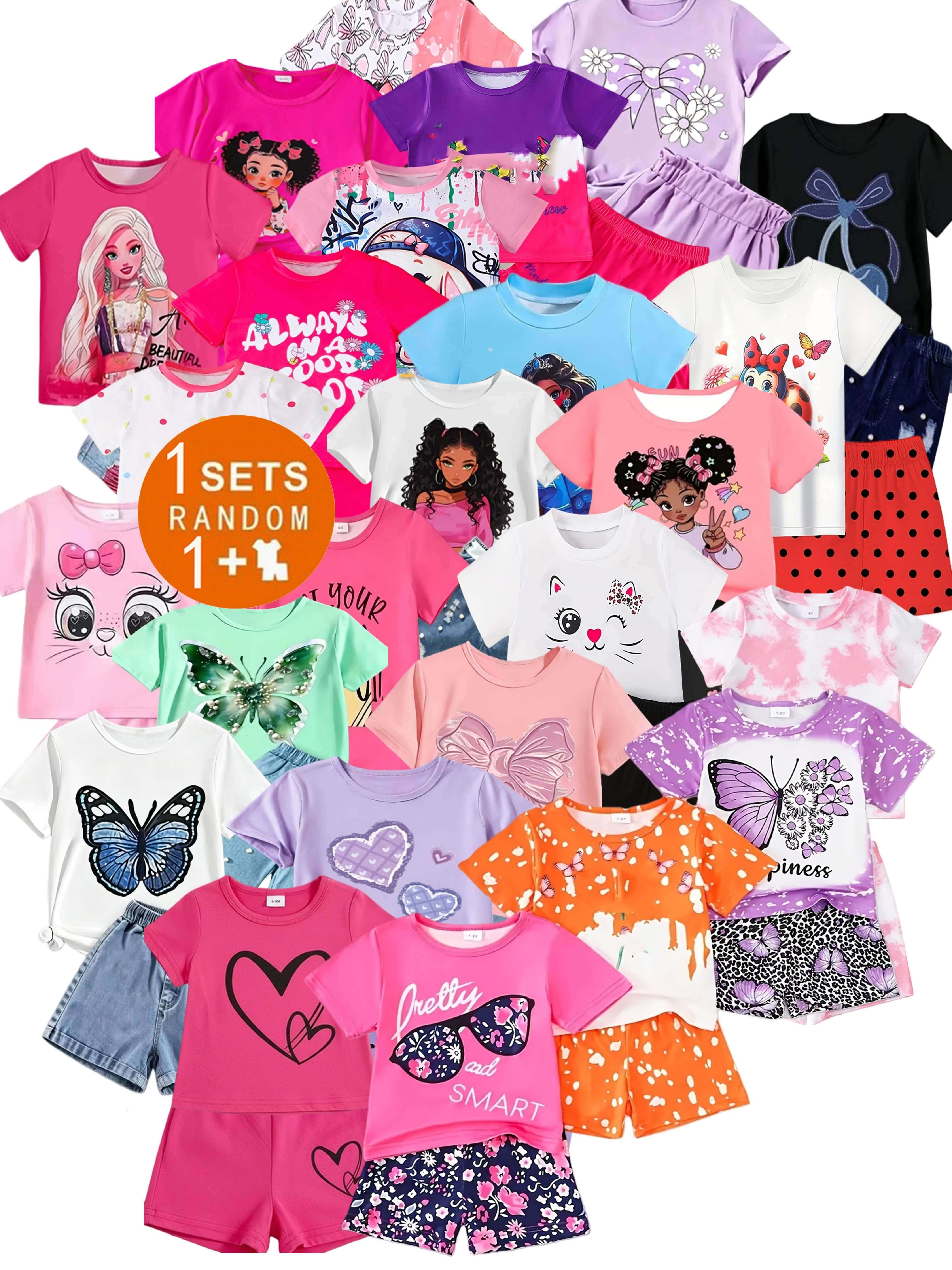 60pcs Set-   Summer Short-sleeve T-shirt and Shorts Set, Featuring Printed Clothing Patterns,   with Trendy Patterned Shorts and Outdoor Outfits, 2pcs    ,   Outdoor