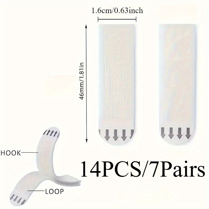 14pcs Heavy-duty Wall Stickers That No Drilling, Nail- Hooks, Removable Hanging Strips With , Frame Hangers That Won't Damage Walls - Featuring Strong