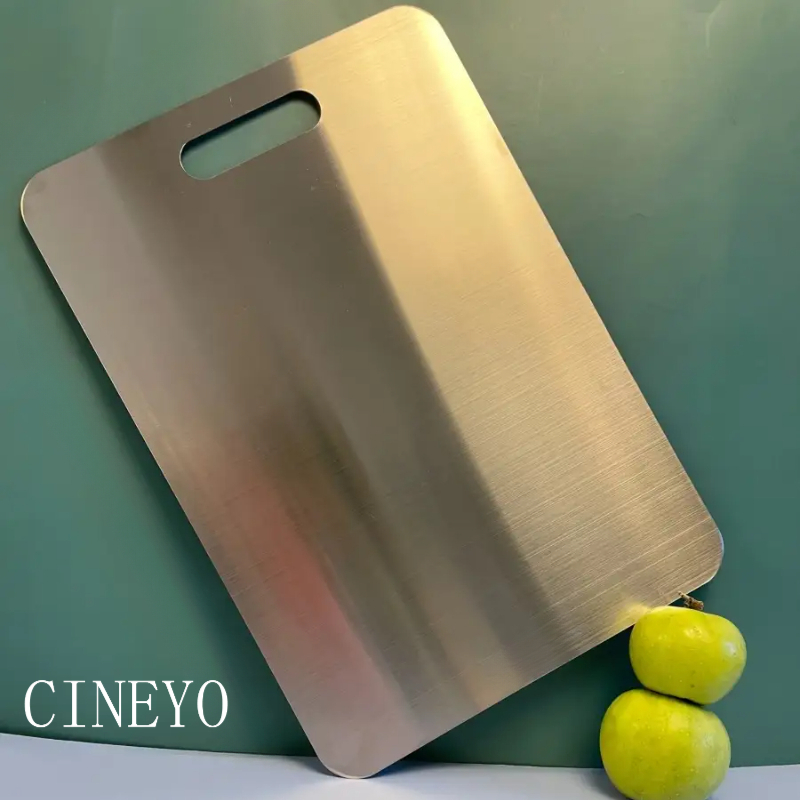 TEMU Cineyo Titanium Cutting Board â Titanium, Food Grade, Rustproof, Dishwasher Safe, Cutting Board For Meat, Vegetables, Fruits â Perfect For