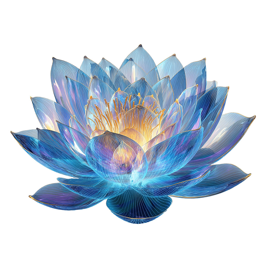 1pc Self-lit Blue For Lotus Glow In The Dark Sticker - Uv-activated Night, Removable Pvc/ Vinyl Decal For Walls, Doors, - Decoration Room,, Bathroom & Modern Home, Christmas Decor