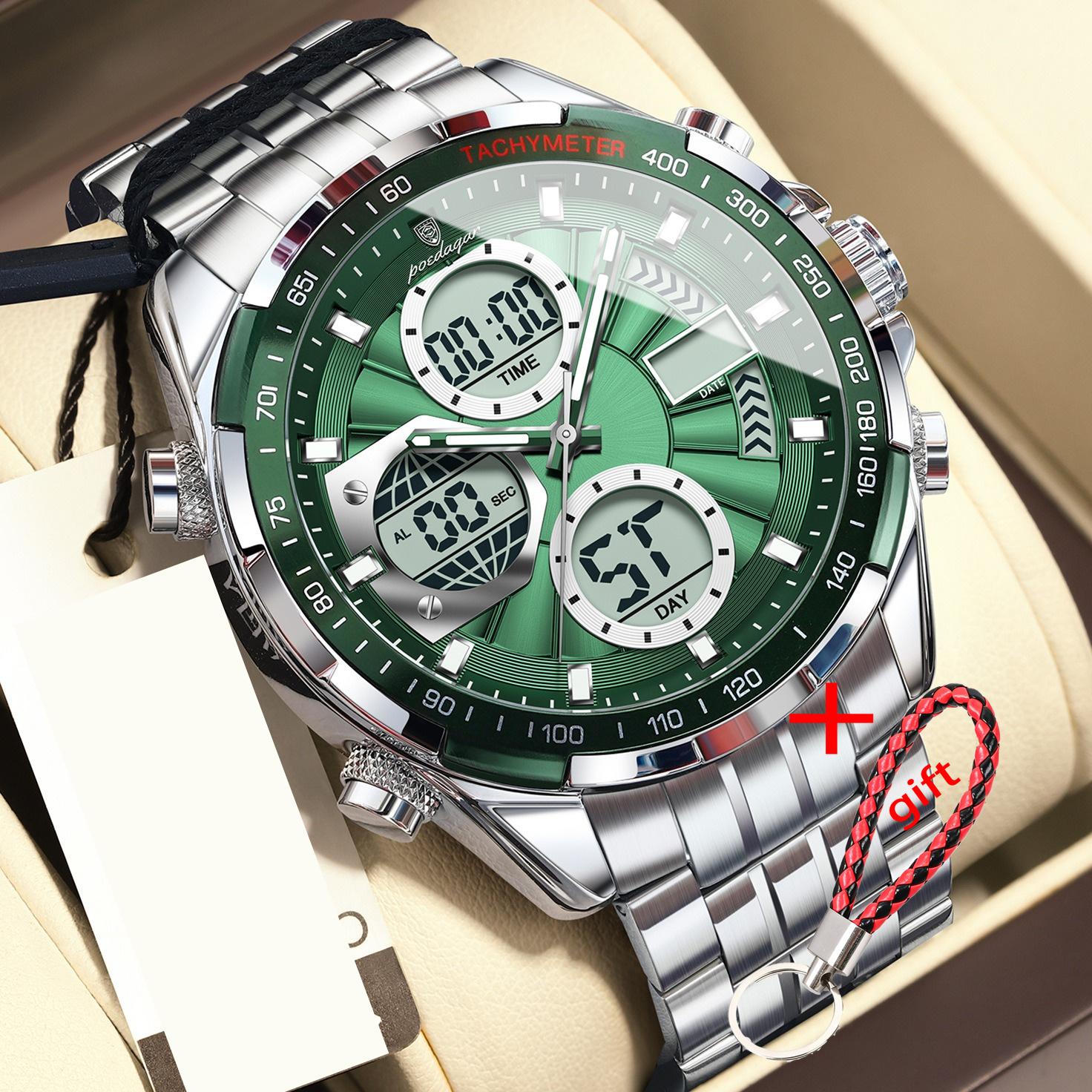 Image of Classic Business Men's Watch, Easy Style, , Suitable For Casual Wear, Suit Wearing, Full Of Fashion Sense, New Year's Gift, Without Battery