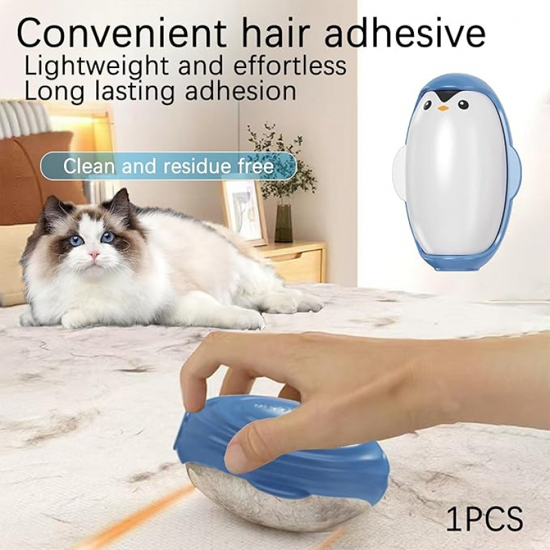 

Enlève facilement les poils animaux de compagnie avec notre rouleau de nettoyage portable, en plastique, adapté aux chats