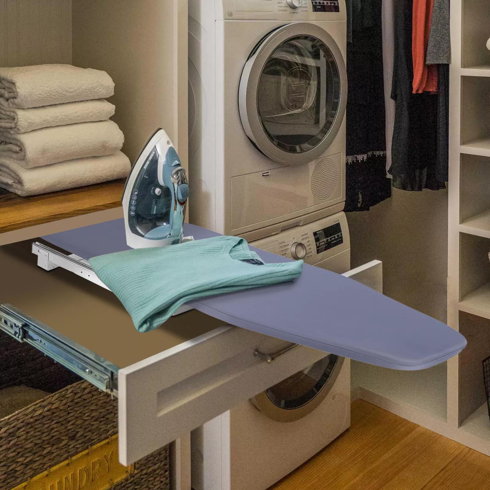 Ironing Board Wall Mounting Ironing Table 180 Degree Rotation Retractable Storage In Wardrobe