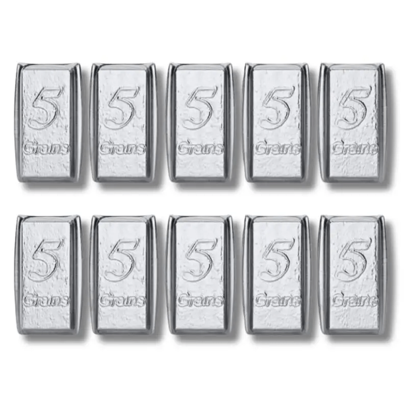TEMU Pack Of 10 Bars - Pure Collectible Mini Silvery Bars (2024 Us Cast) - Perfect For Collectors - Perfect Gift For