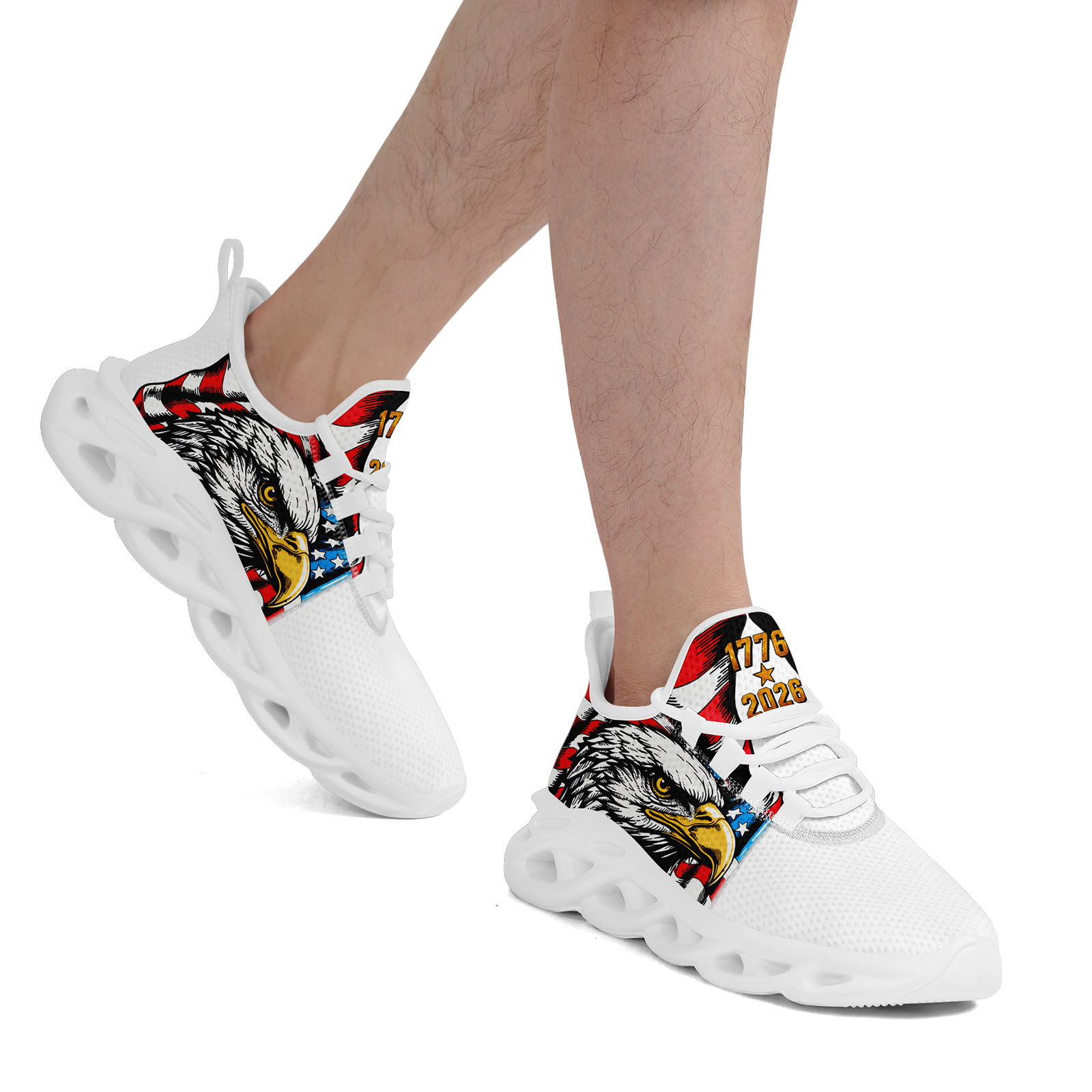 Men's Wide Fit Canvas Shoes with Black Nostalgic Print
