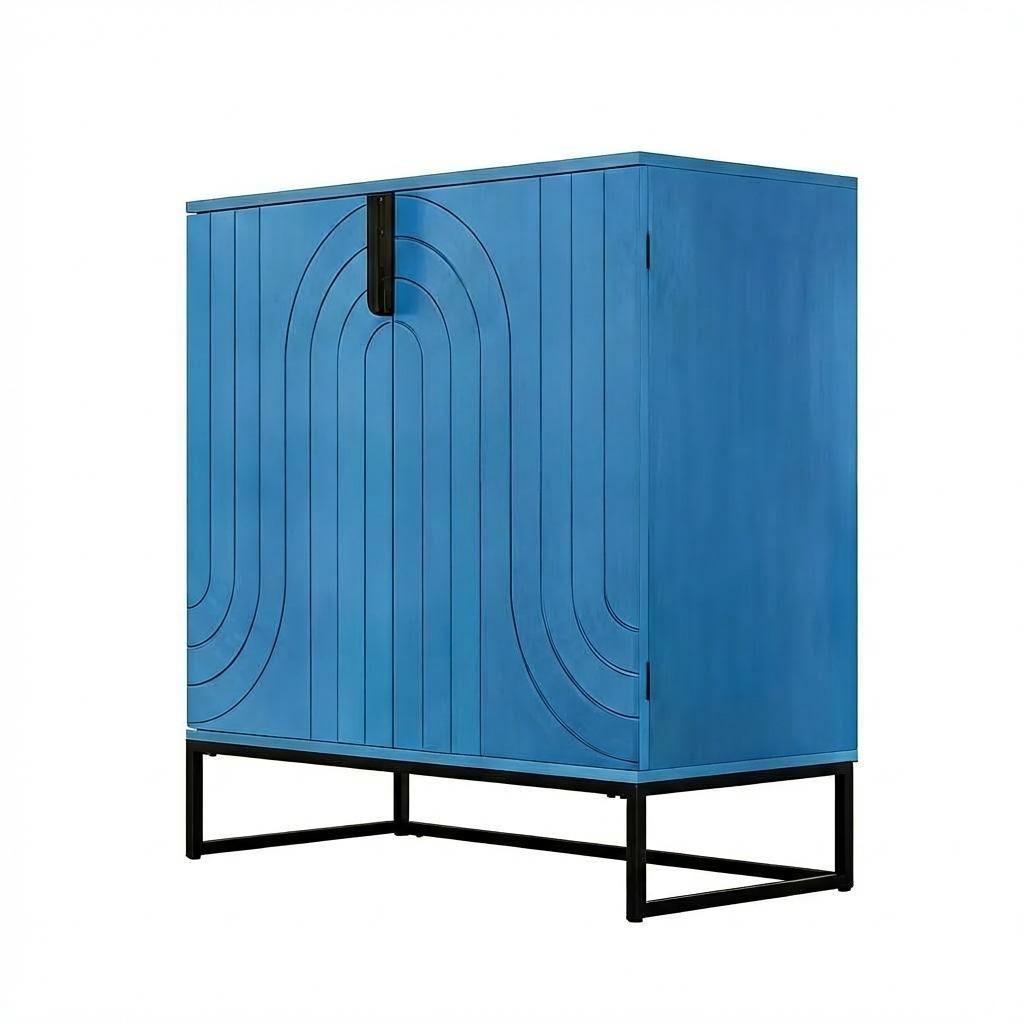Modern Entryway Accent Cabinet With Doors & Shelves - -standing Storage Suitable For Hallway, Living Room, Entryway With Doors For Concealed Storage, Shelves For Display, Assembly, Space- Furniture