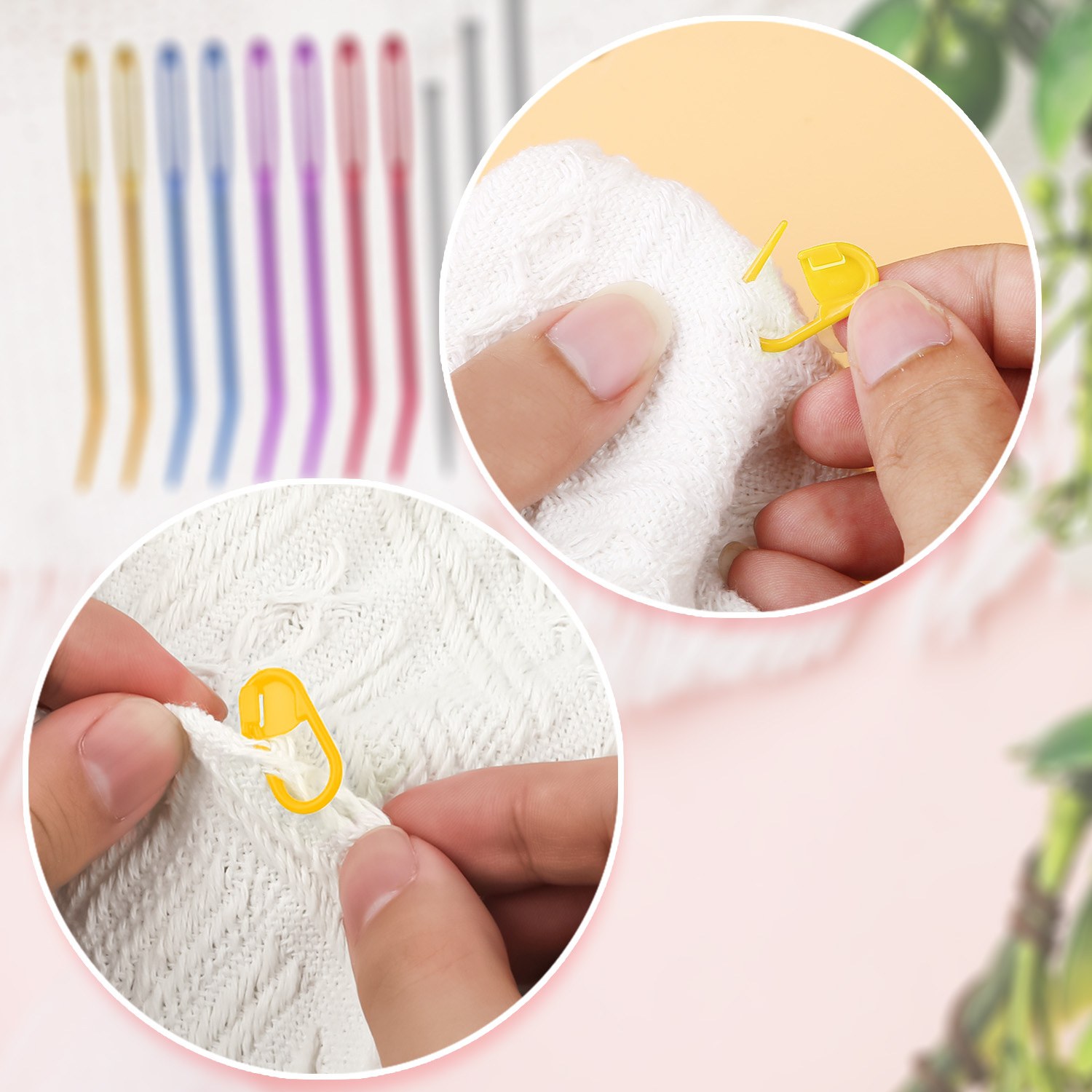 26pcs Sewing Needles Tool Set for Knitting and Crochet