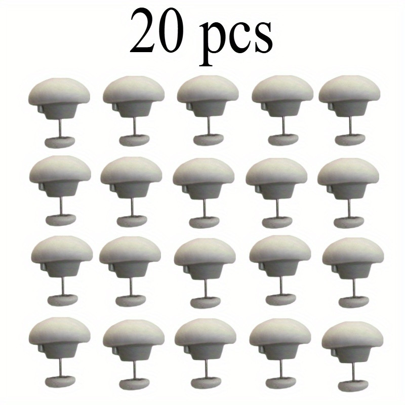 TEMU 20 Mushroom-shaped Bedding Clips, Nylon Non- Fabric, Spot , Anti-slip Fixing Pins, For Blankets, Bed Sheets, Quilts, Clothes, Bedroom Decor