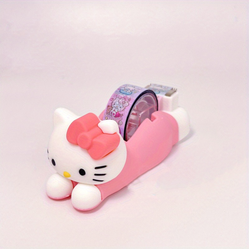 E-shop Sanrio Cartoon Süßer Klebebandspender - Rutschfester Tisch-Klebespender, Perfekte Wahl für Studenten und Bürobedarf, Niedlicher Klebebandspender