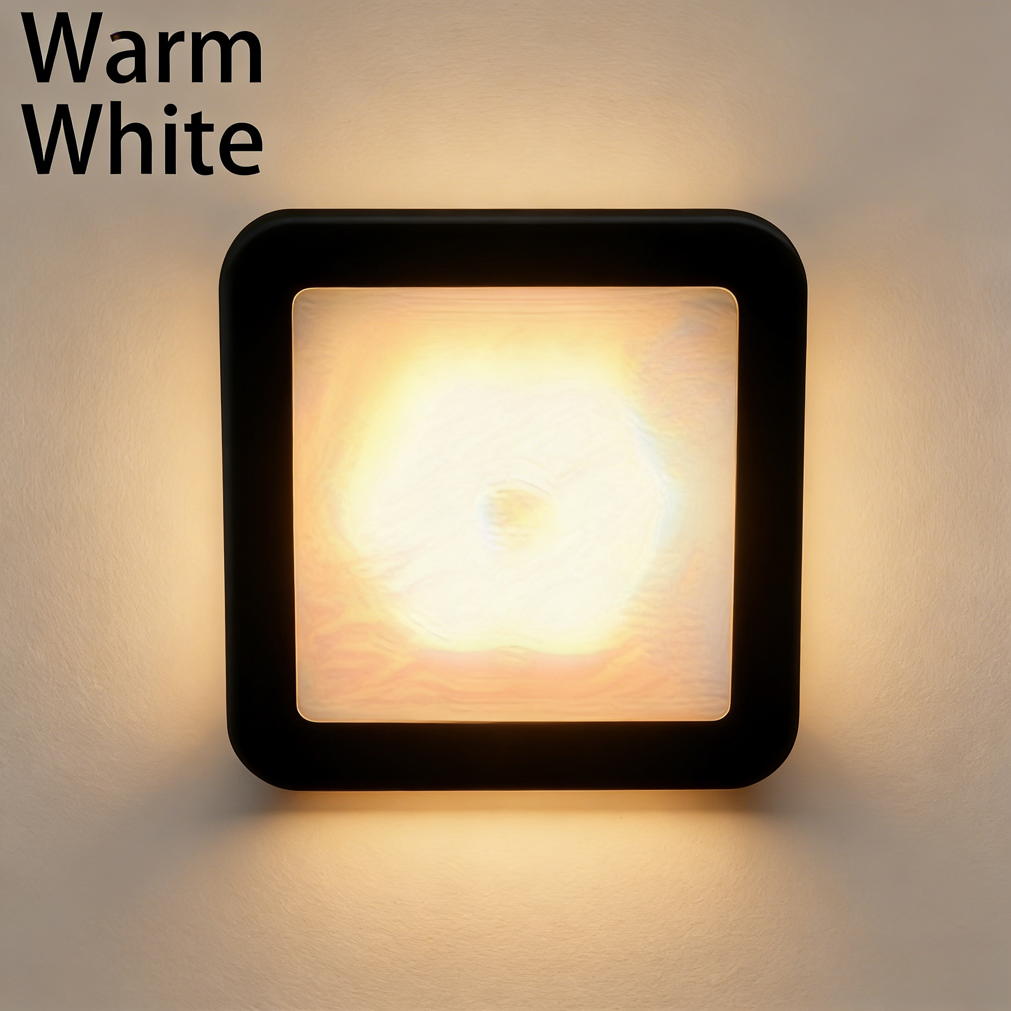 E-shop Intelligenter Bewegungssensor 6-LED Boden-/Decken-/Wandleuchte - Kabellos, Auto Ein/Aus, Energiesparend, Plug-and-Play Installation, Modernes
