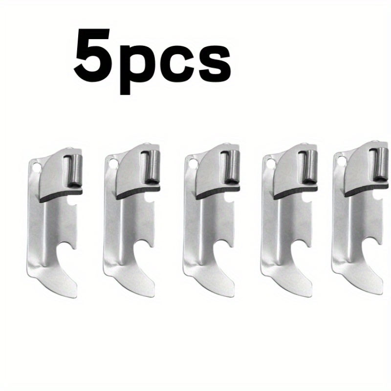 3/5pcs Stainless Can Opener – Compact And Portable Tool For Home And Outdoor Use, As A Keychain, Ideal Holiday Gift