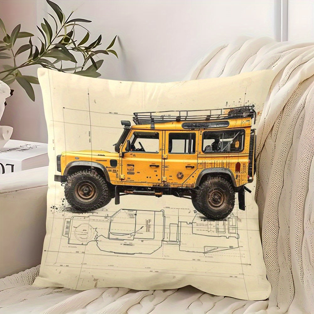 TEMU 1 pz, per cuscino per - Morbida e confortevole, stampa su un , misura 45 x , adatta per , letto o decorazione del soggiorno, per cuscino non