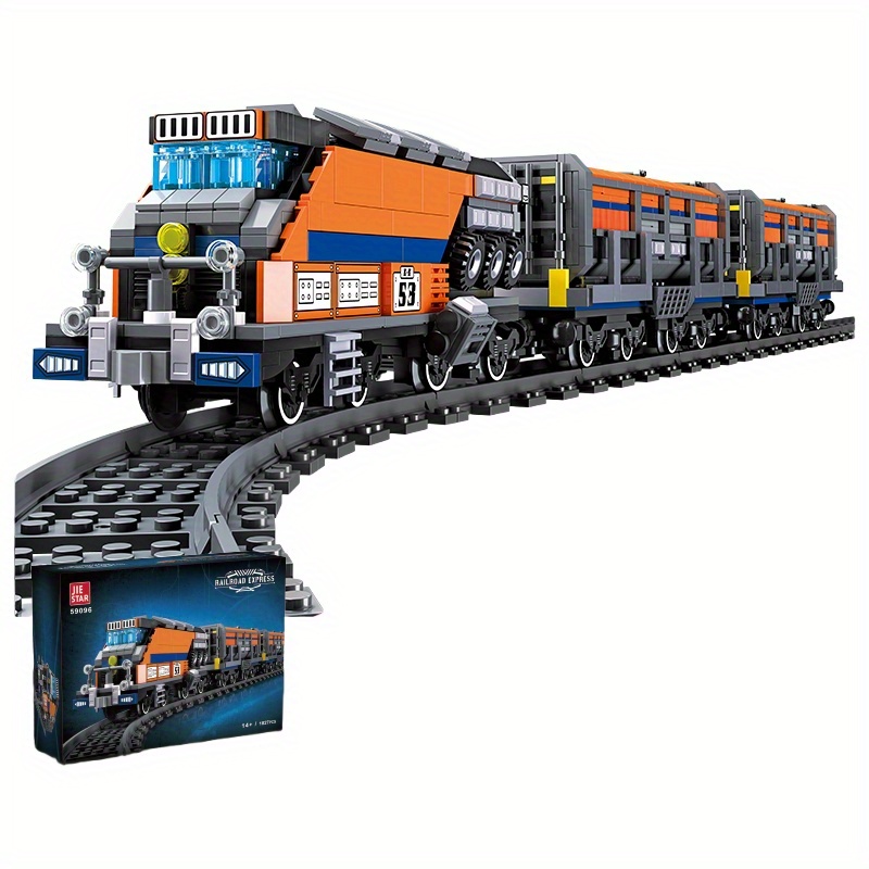 1827 pcs large size railway train model building blocks - Temu Oman