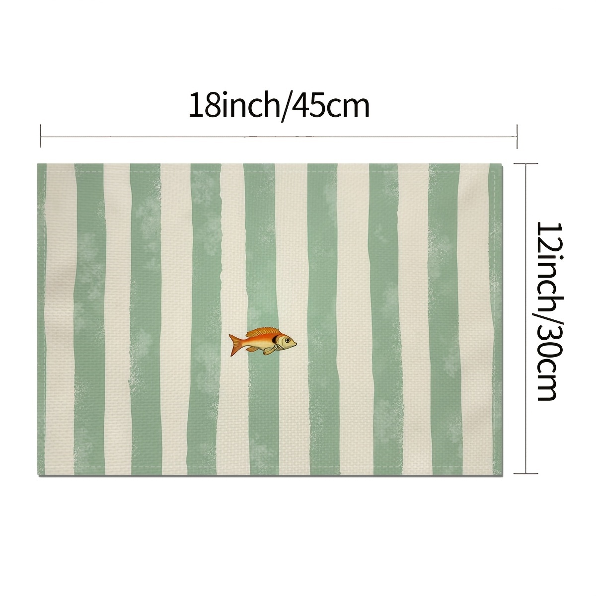 4er Set Flache Platzsets Im Fisch Design Für Den Esstisch_voghion.com