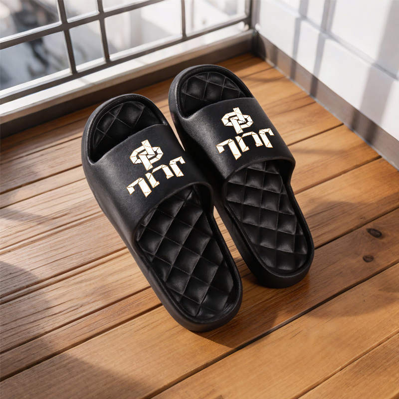 TEMU 1 Paire de Pantoufles Légères Imprimées TEAM JUL pour Hommes et Femmes, Pantoufles Décontractées, Pantoufles d'Intérieur, Confortables et