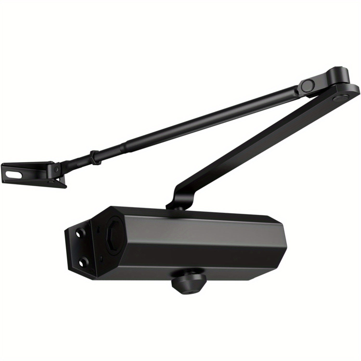 heavy duty commercial residential door closer grade 3 hydraulic closure heavy duty metal construction smooth closing mechanism for offices   schools homes automatic door closer black   commercial doors   construction   build powerful closer     durable construction precision engineering school  