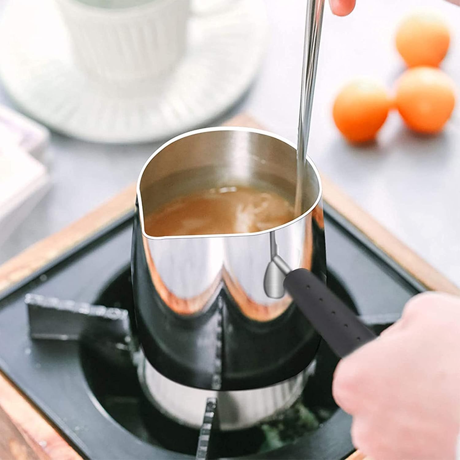 edelstahl türkischer kaffee topf milch topf mini