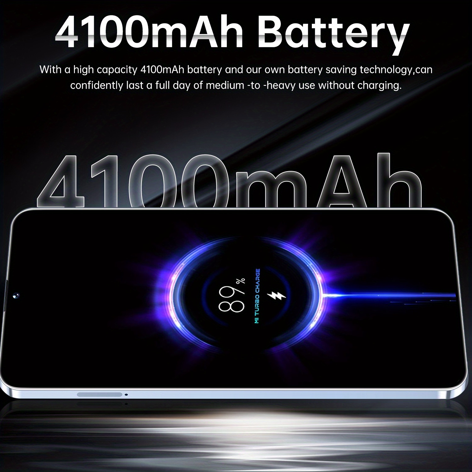 2025 New Unlocked 4G Smartphone with 6.53-inch Touchscreen, 16MP+50MP Camera, GPS, Android 13, 8GB+256GB Memory, Dual SIM, Dual Standby, 4100mAh Large Battery, Free Protective Case