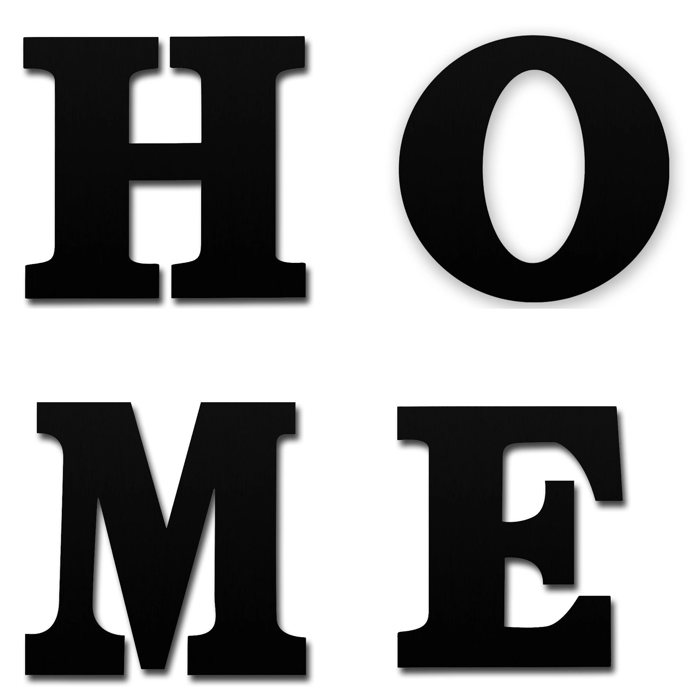 Image of 2d Flat, Wall-mounted "home" Sign - Wood House Plaque With Wood, Minimalist Entryway Decor For Living Room, Kitchen - Housewarming Gift Suitable For Style Homes, 2d Flat