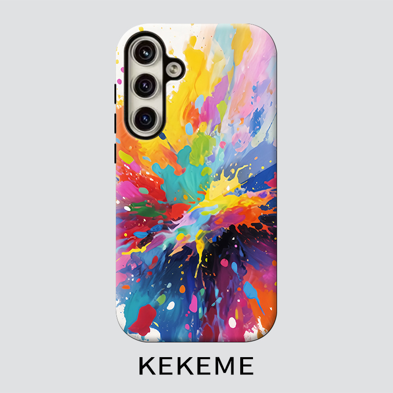 TEMU Phone Case: Kekeme Artistic Coating Film -one Phone Case, Suitable For Galaxy S26 S25 S24 S23 S22 S21 S21+ S21 Fe Edge S20 A15 A16 A17 A23 A32