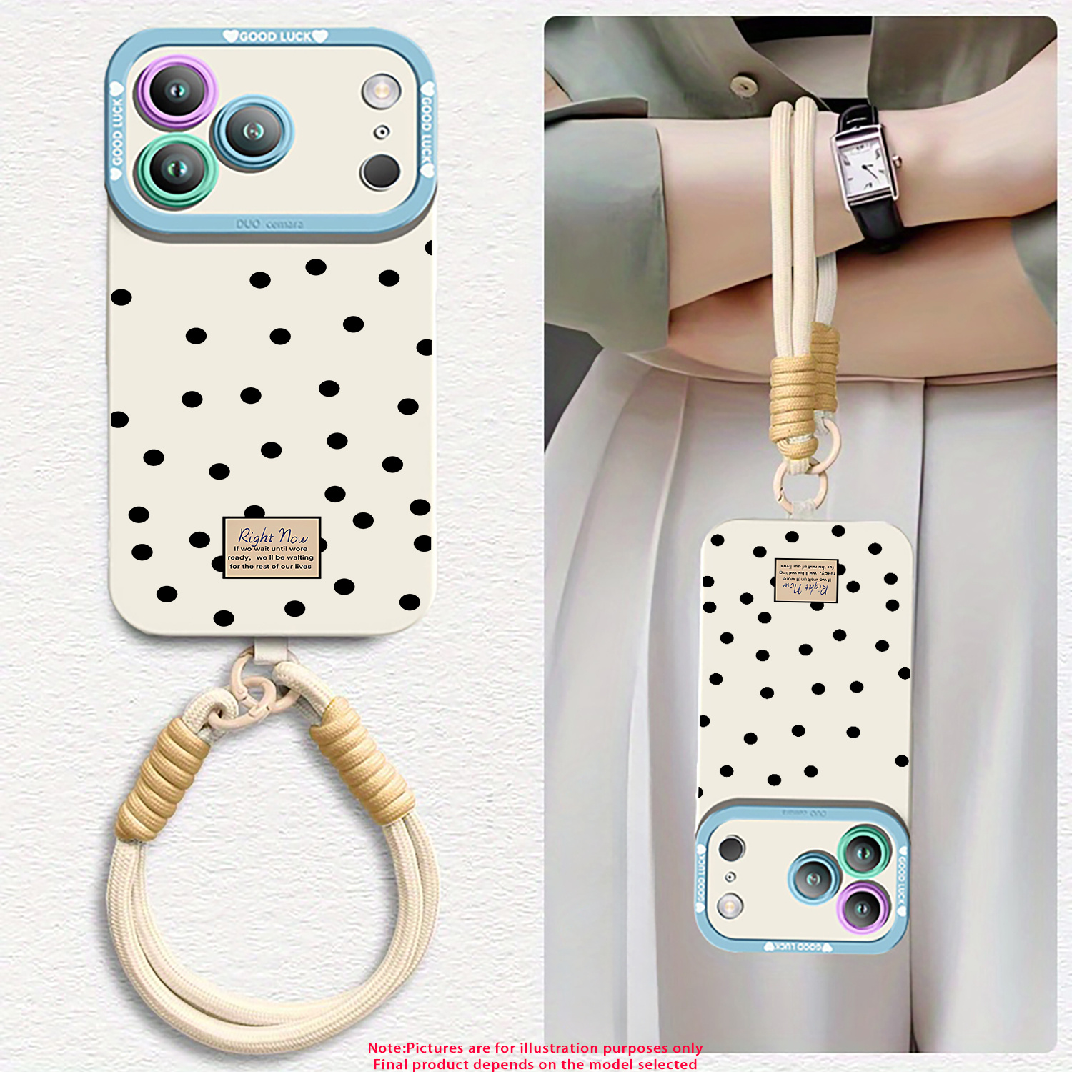 TEMU Phone Case - Suitable For Iphone 17promax/for Iphone 17 Pro/ For Iphone17/16 /15promax/14promax/13promax Phone Cases, With A Wristband, All