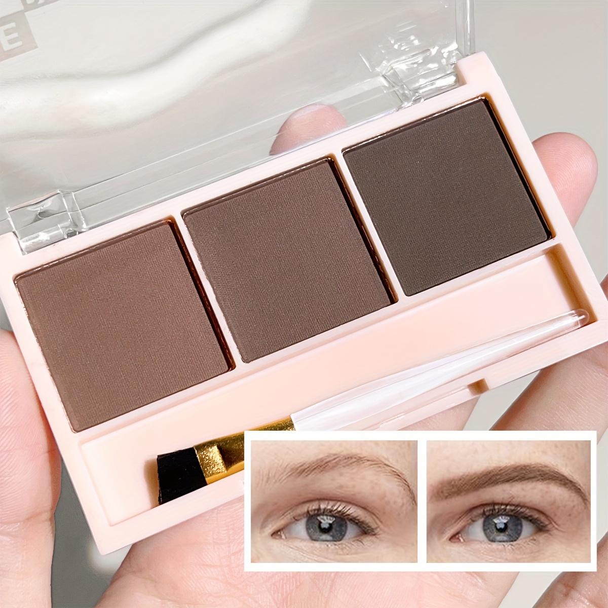 beginner 3 color eyebrow powder tray natural long lasting high pigmented wild eyebrows   waterproof and sweat resistant     Product details 2