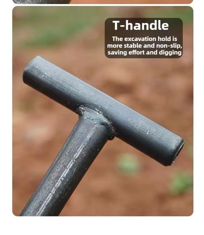 1pc heavy duty   steel gardening shovel multi purpose outdoor seedling digging tool no electricity required for vegetable planting and transplanting Product details 9