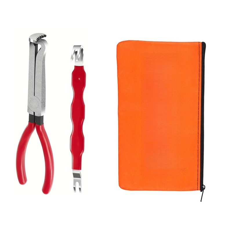 TEMU Heavy-duty Automotive Circuit Terminal Connector Removal Tool Set, 3pcs Kit - Includes Terminal Separator Pliers, Separation Pry Pins, And